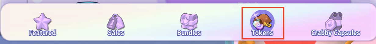 Tokens Menu Icon