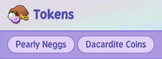 Tokens Menu Icon